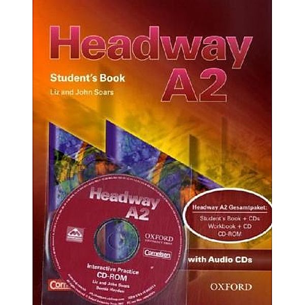 Headway: Level.A2 Student's Book, w. 2 Audio-CDs and Workbook, w. Audio-CD and Interactive CD-ROM, John Soars, Liz Soars