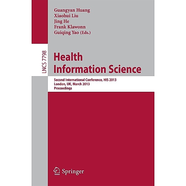 Health Information Science / Lecture Notes in Computer Science Bd.7798