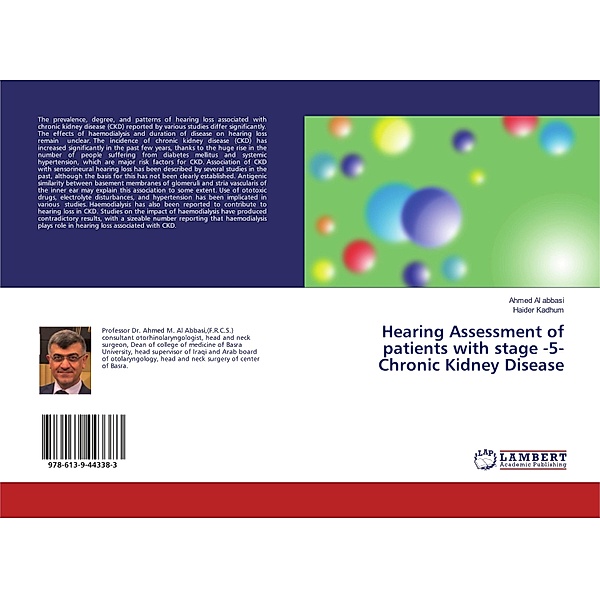 Hearing Assessment of patients with stage -5- Chronic Kidney Disease, Ahmed Al abbasi, Haider Kadhum