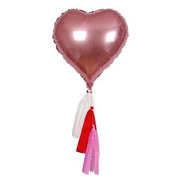 Heart Mylar Balloon Kit S/6