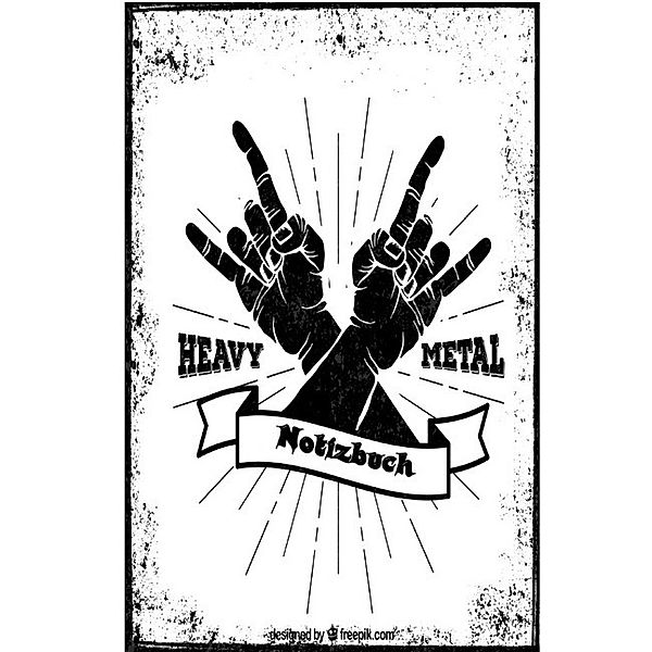 Heavy Metal Horny Notizbuch für Metal und Rock Fans, 60 Blankoseiten, Notizbuch Health