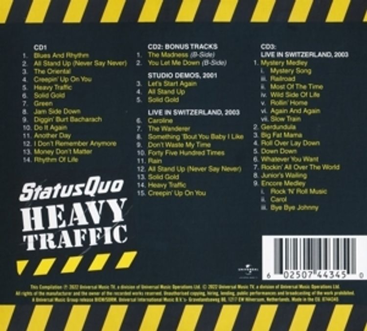Heavy Traffic 3 CDs CD von Status Quo bei Weltbild.de bestellen