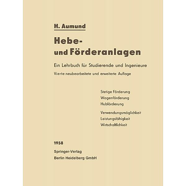 Hebe- und Förderanlagen, Heinrich Aumund