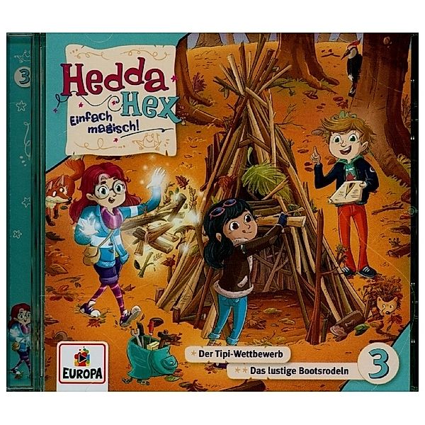 Hedda Hex - Der Tipi-Wettbewerb / Das lustige Bootsrodeln.Tl.3,1 Audio-CD, Hedda Hex