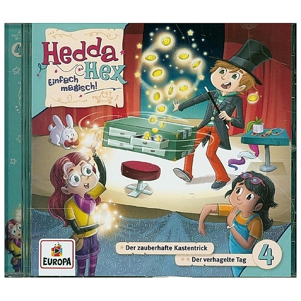Hedda Hex - Der zauberhafte Kastentrick/Der verhagelte Tag,1 Audio-CD, Hedda Hex