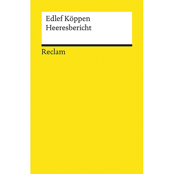 Heeresbericht, Edlef Köppen