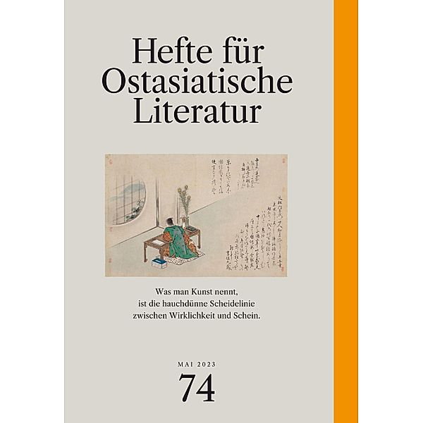 Hefte für ostasiatische Literatur 74