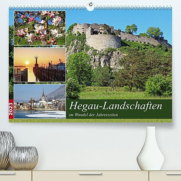 Hegau-Landschaften (Premium, hochwertiger DIN A2 Wandkalender 2023, Kunstdruck in Hochglanz), Christian Horstkötter