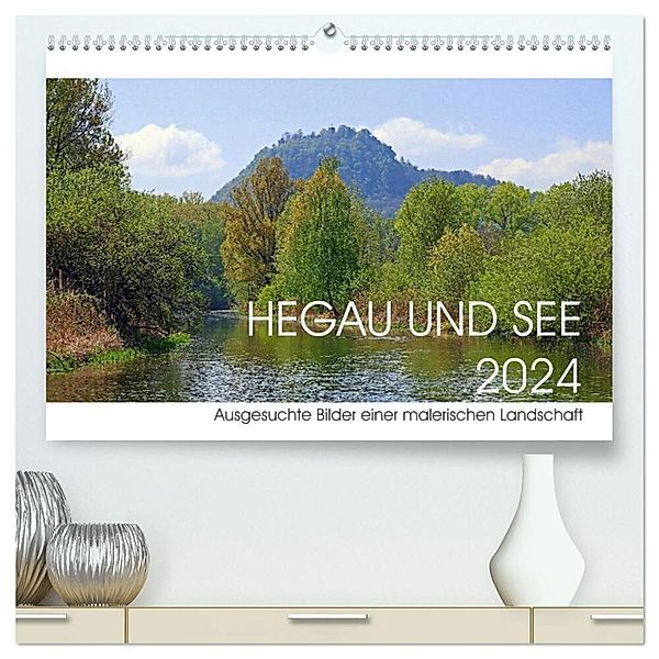Hegau und See (hochwertiger Premium Wandkalender 2024 DIN A2 quer), Kunstdruck in Hochglanz, Christian Horstkötter