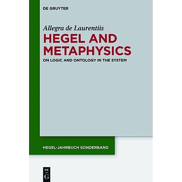 Hegel and Metaphysics / Hegel-Jahrbuch / Sonderband Bd.7