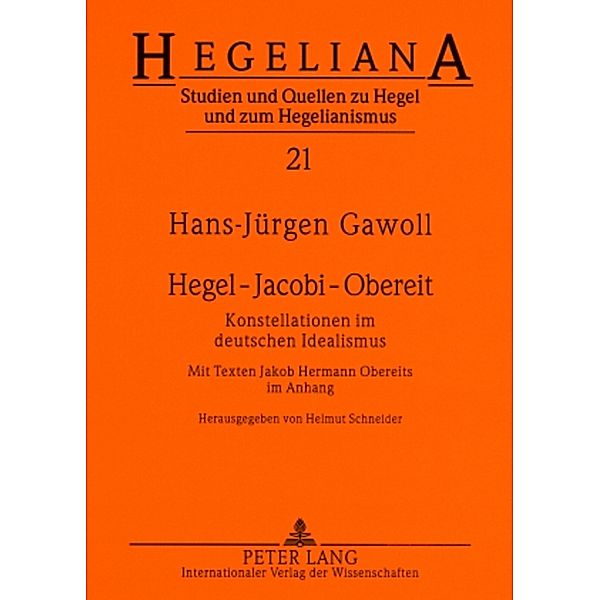 Hegel - Jacobi - Obereit, Hans-Jürgen Gawoll