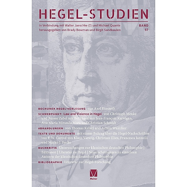 Hegel-Studien, Bd. 57 / Hegel-Studien Bd.57