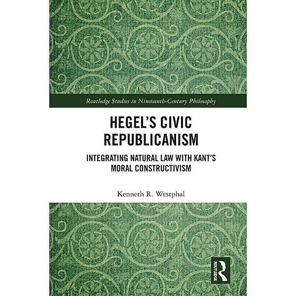 Hegel's Civic Republicanism, Kenneth Westphal