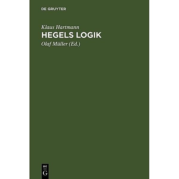 Hegels Logik, Klaus Hartmann