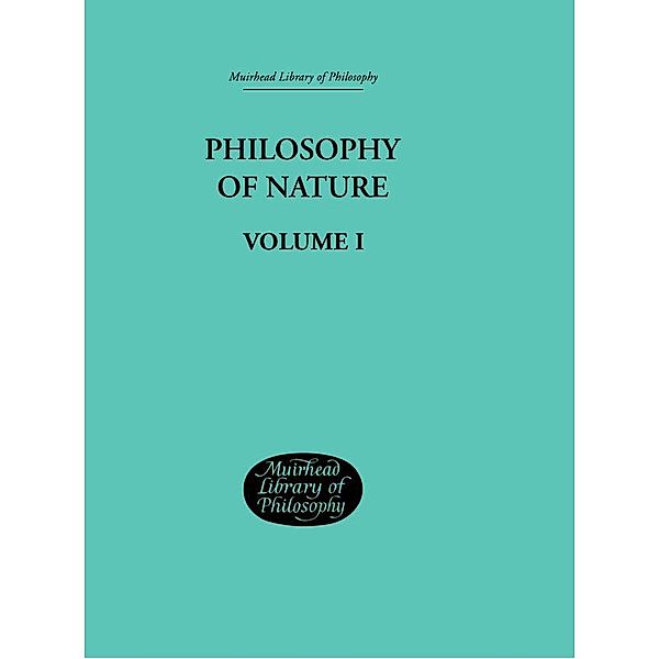 Hegel's Philosophy of Nature, Georg Wilhelm Freidrich Hegel