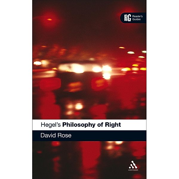 Hegel's 'Philosophy of Right', David Edward Rose