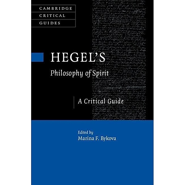 Hegel's Philosophy of Spirit / Cambridge Critical Guides