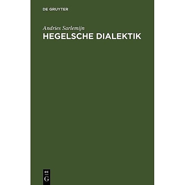Hegelsche Dialektik, Andries Sarlemijn
