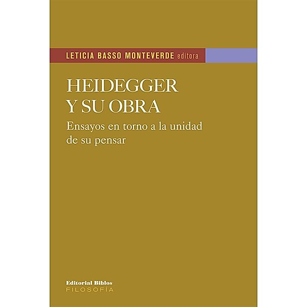 Heidegger y su obra, Leticia Monteverde Basso