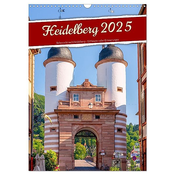 Heidelberg 2025 - Sehnsucht nach Heidelberg - 12 Monate voller Erinnerungen (Wandkalender 2025 DIN A3 hoch), CALVENDO Monatskalender, Calvendo, Thorsten Assfalg Photographie