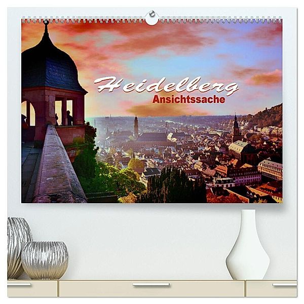 Heidelberg - Ansichtssache (hochwertiger Premium Wandkalender 2024 DIN A2 quer), Kunstdruck in Hochglanz, Thomas Bartruff