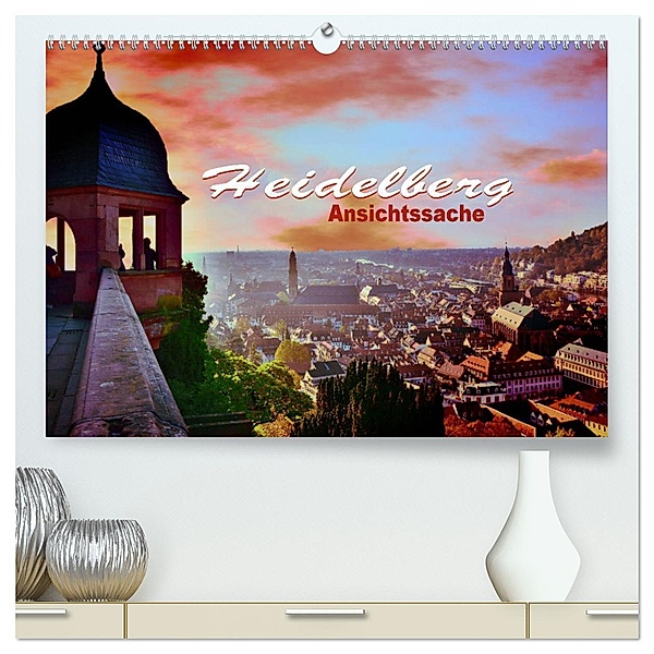 Heidelberg - Ansichtssache (hochwertiger Premium Wandkalender 2025 DIN A2 quer), Kunstdruck in Hochglanz, Calvendo, Thomas Bartruff