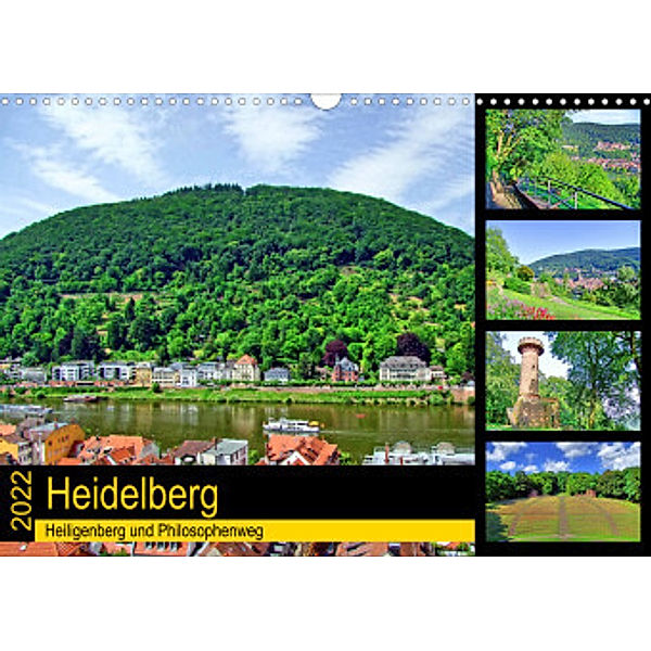 Heidelberg - Heiligenberg und Philosophenweg (Wandkalender 2022 DIN A3 quer), Claus Liepke