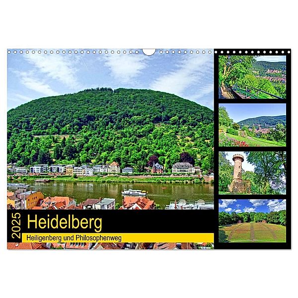 Heidelberg - Heiligenberg und Philosophenweg (Wandkalender 2025 DIN A3 quer), CALVENDO Monatskalender, Calvendo, Claus Liepke