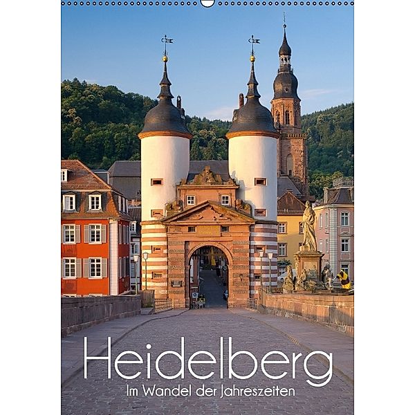 Heidelberg im Wandel der Jahreszeiten - Heidelberg seasons (Wandkalender 2014 DIN A2 hoch), Jan Chr. Becke