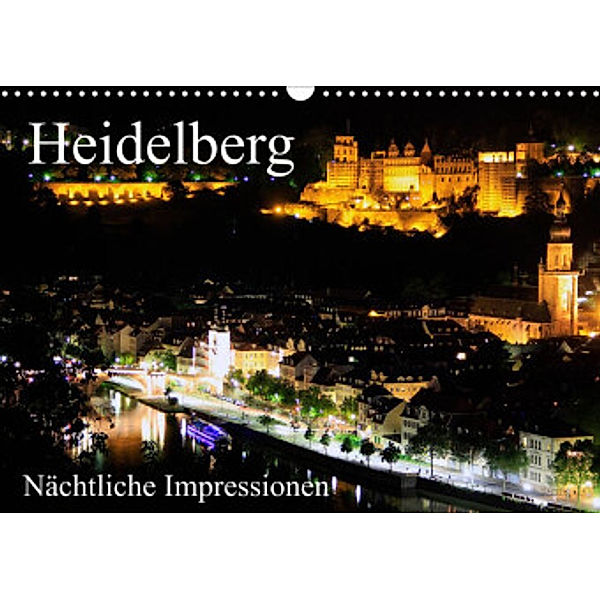 Heidelberg - Nächtliche Impressionen (Wandkalender 2022 DIN A3 quer), Mert Serce