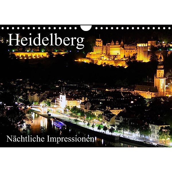 Heidelberg - Nächtliche Impressionen (Wandkalender 2023 DIN A4 quer), Mert Serce