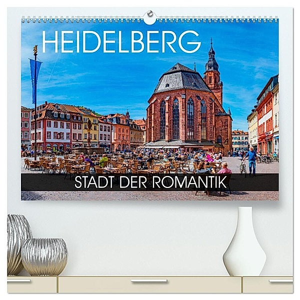 Heidelberg - Stadt der Romantik (hochwertiger Premium Wandkalender 2024 DIN A2 quer), Kunstdruck in Hochglanz, Val Thoermer