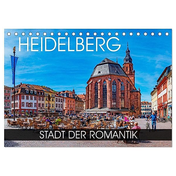 Heidelberg - Stadt der Romantik (Tischkalender 2024 DIN A5 quer), CALVENDO Monatskalender, Val Thoermer