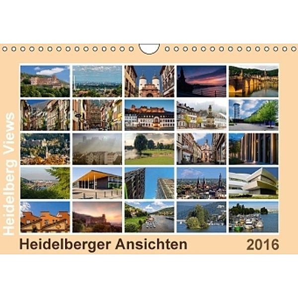 Heidelberg Views - Heidelberger Ansichten (Wandkalender 2016 DIN A4 quer), Thomas Seethaler