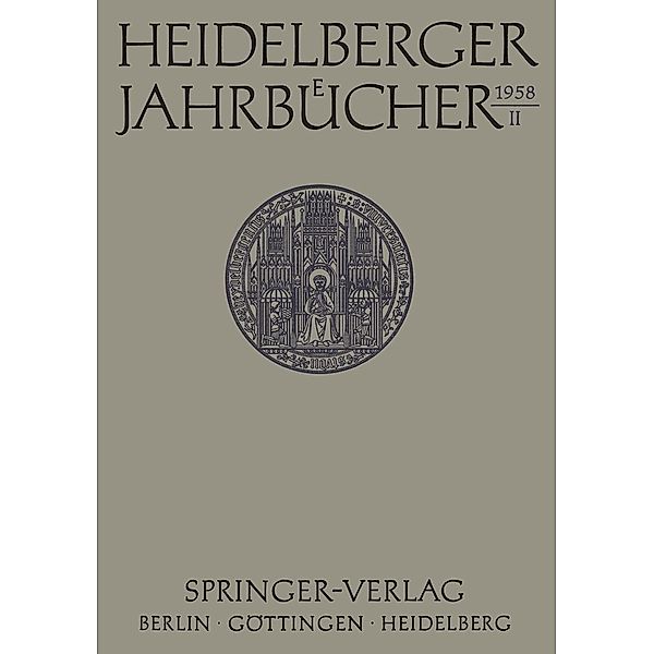 Heidelberger Jahrbücher / Heidelberger Jahrbücher Bd.2, Kenneth A. Loparo