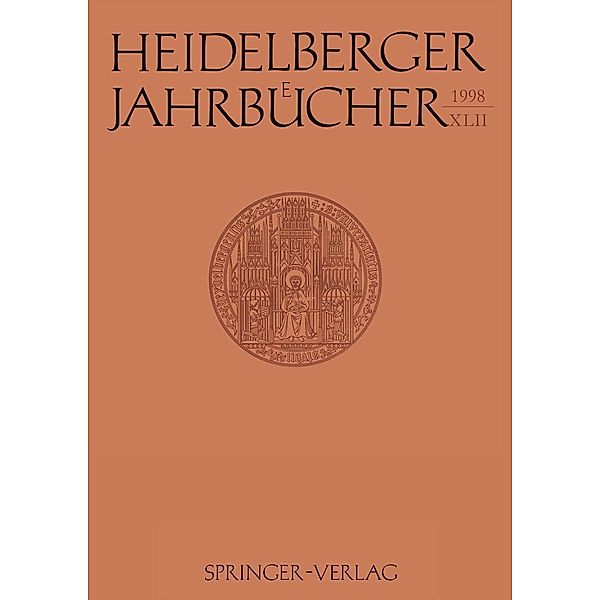 Heidelberger Jahrbücher / Heidelberger Jahrbücher Bd.42