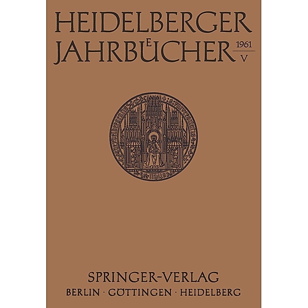 Heidelberger Jahrbücher / Heidelberger Jahrbücher Bd.5, Kenneth A. Loparo