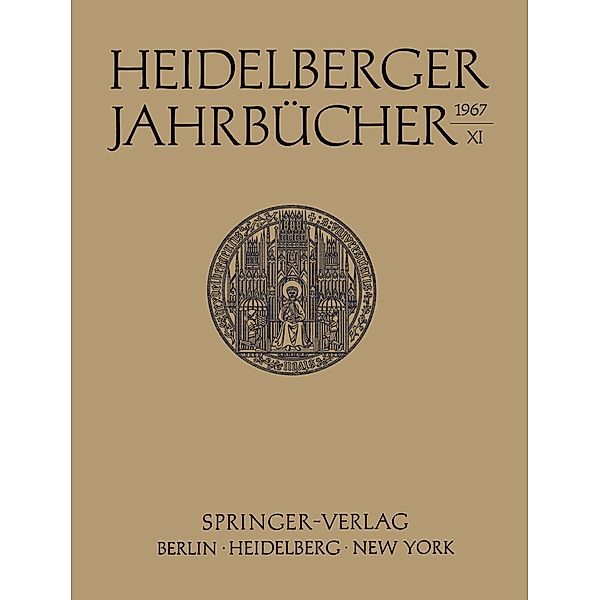 Heidelberger Jahrbücher / Heidelberger Jahrbücher Bd.11, Kenneth A. Loparo