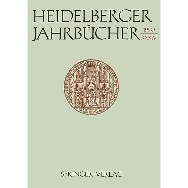 Heidelberger Jahrbücher / Heidelberger Jahrbücher Bd.34, Kenneth A. Loparo, Reiner Wiehl