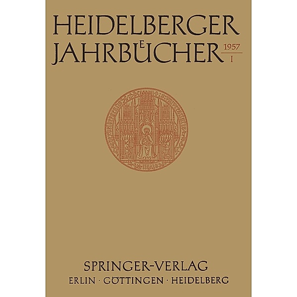 Heidelberger Jahrbücher / Heidelberger Jahrbücher Bd.1, Kenneth A. Loparo