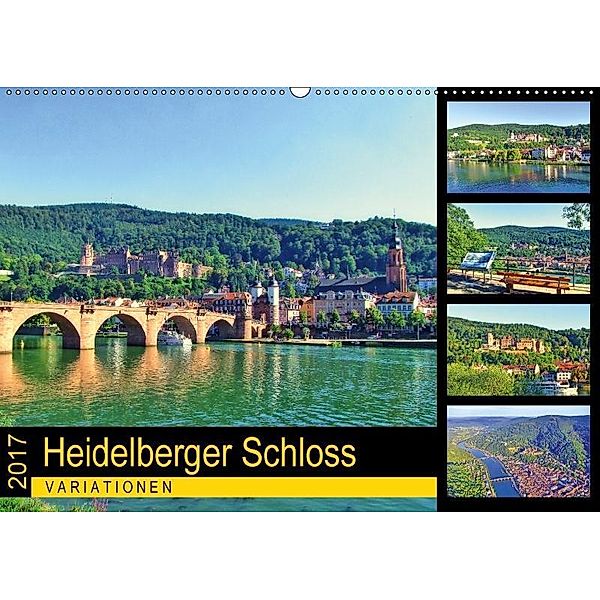 Heidelberger Schloss Variationen (Wandkalender 2017 DIN A2 quer), Claus Liepke