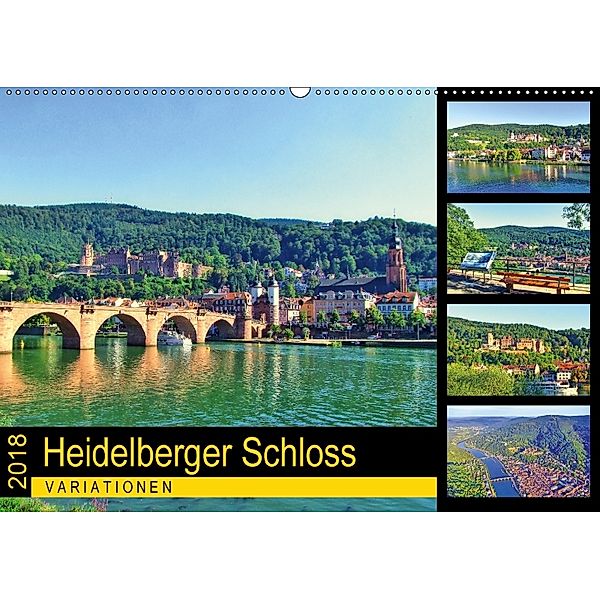 Heidelberger Schloss Variationen (Wandkalender 2018 DIN A2 quer) Dieser erfolgreiche Kalender wurde dieses Jahr mit glei, Claus Liepke