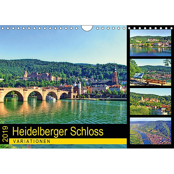 Heidelberger Schloss Variationen (Wandkalender 2019 DIN A4 quer), Claus Liepke