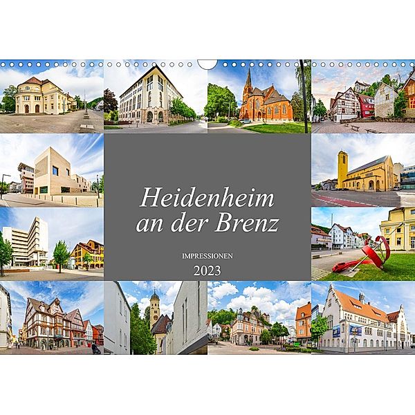 Heidenheim an der Brenz Impressionen (Wandkalender 2023 DIN A3 quer), Dirk Meutzner