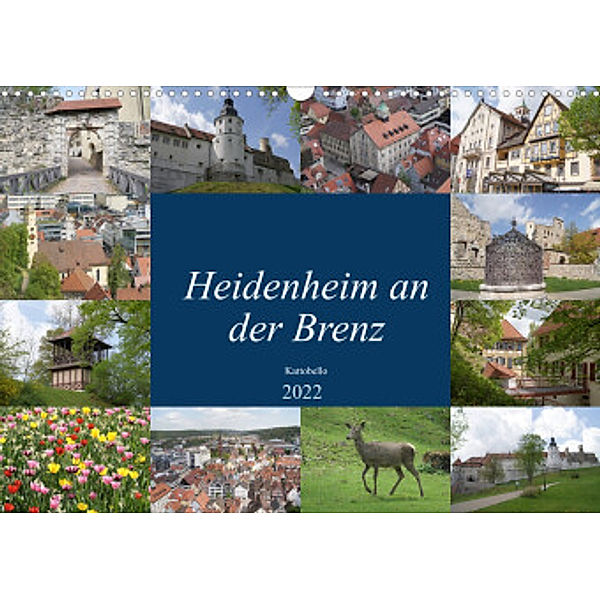 Heidenheim an der Brenz (Wandkalender 2022 DIN A3 quer), Kattobello