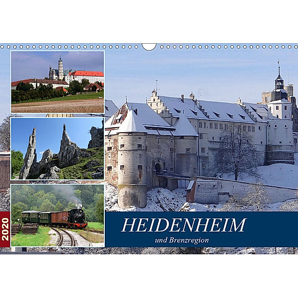 Heidenheim und Brenzregion (Wandkalender 2020 DIN A3 quer), Klaus-Peter Huschka u.a.