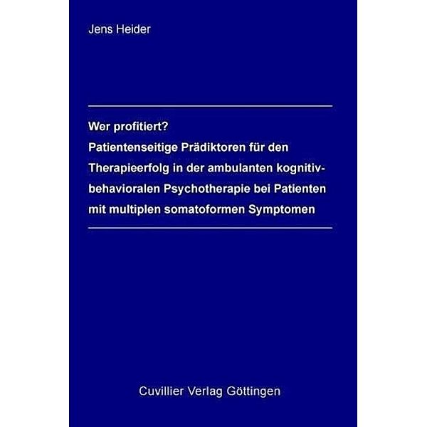 Heider, J: Wer profitiert?, Jens Heider