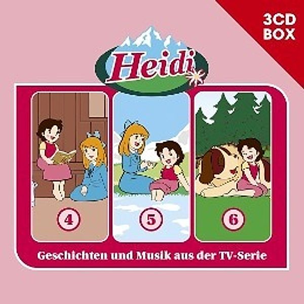 Heidi - 3-CD Hörspielbox, 3 Audio-CDs, Heidi