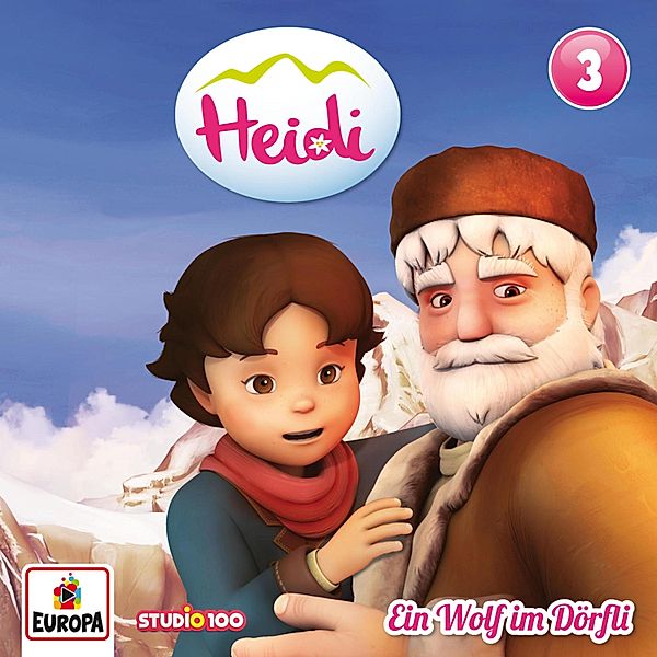 Heidi - 3 - Folge 03: Ein Wolf im Dörfli (CGI), Jan Ullmann, Sarah Blendin