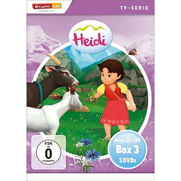 Heidi - Box 3, Folge 21-30, Johanna Spyri